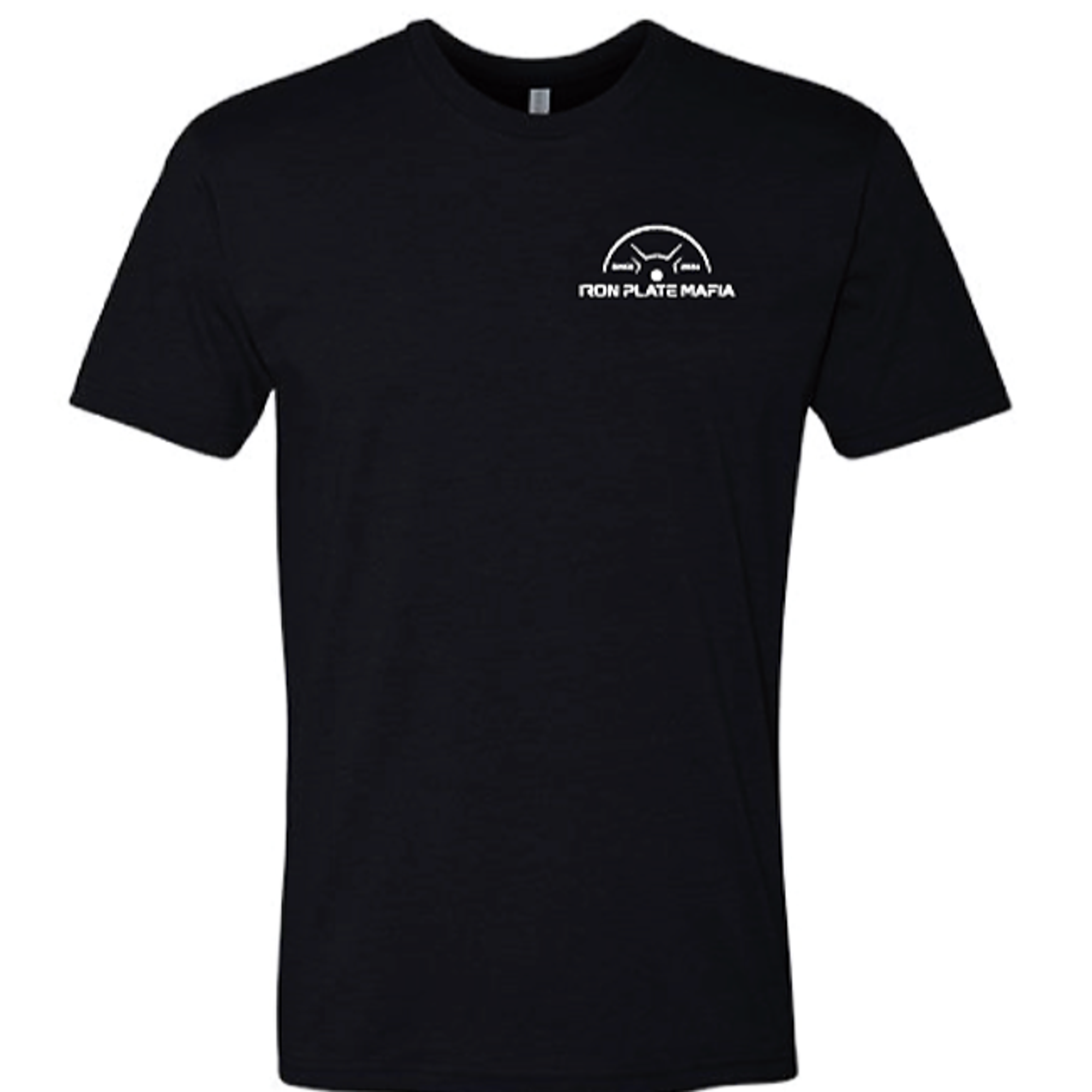 Black gym shirt with 99 problems but a bench ain't one – Iron Plate Mafia logo on front