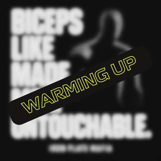 coming soon design biceps iron plate mafia