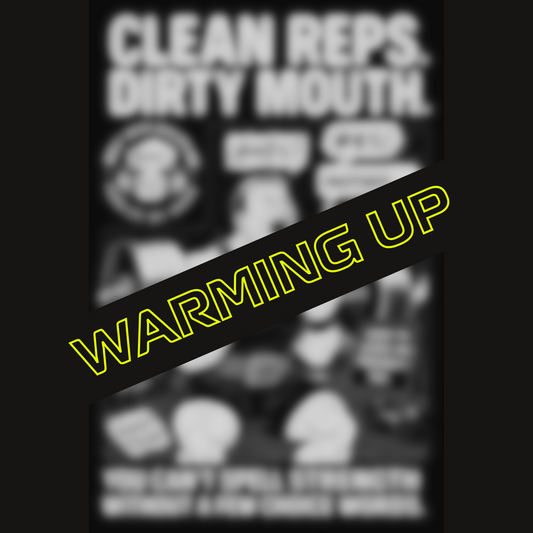 coming soon design clean reps dirty mouth iron plate mafia